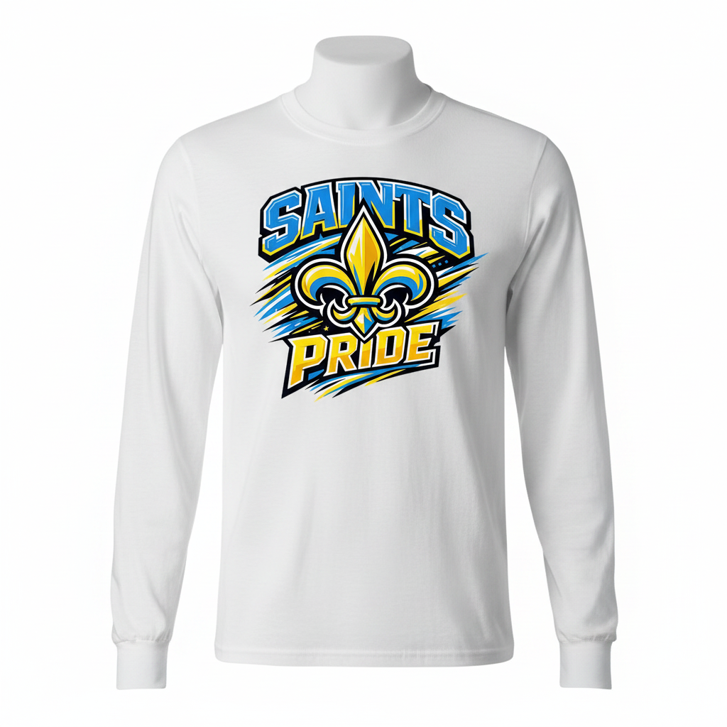 Saints Pride Long Sleeve - White