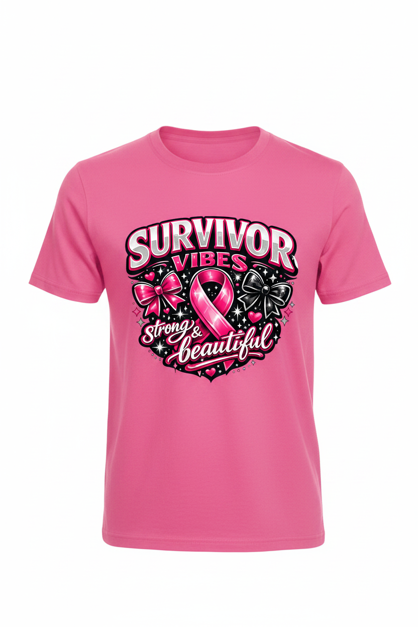 Pink - Survivor Vibes T-Shirt