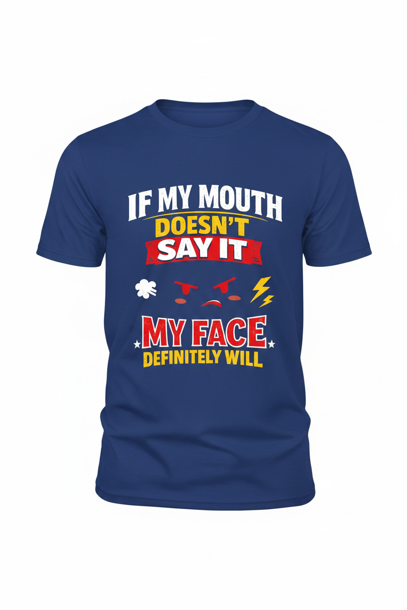 Blue - If My Mouth Doesn't Say It T-Shirt