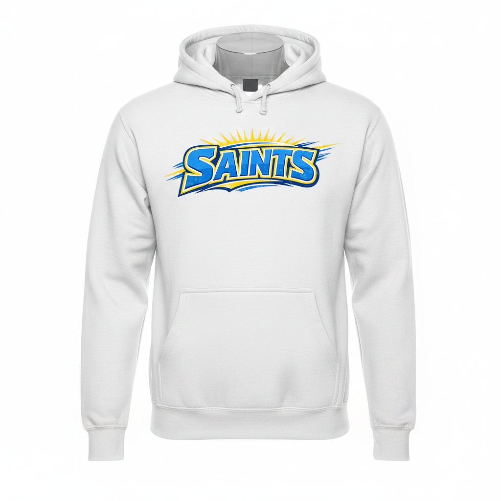 Saints Hoodie - White