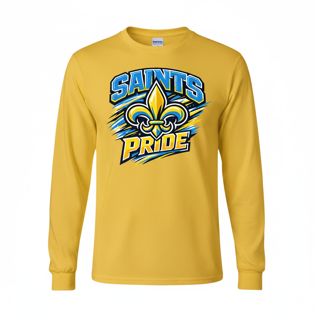 Saints Pride Long Sleeve - Yellow