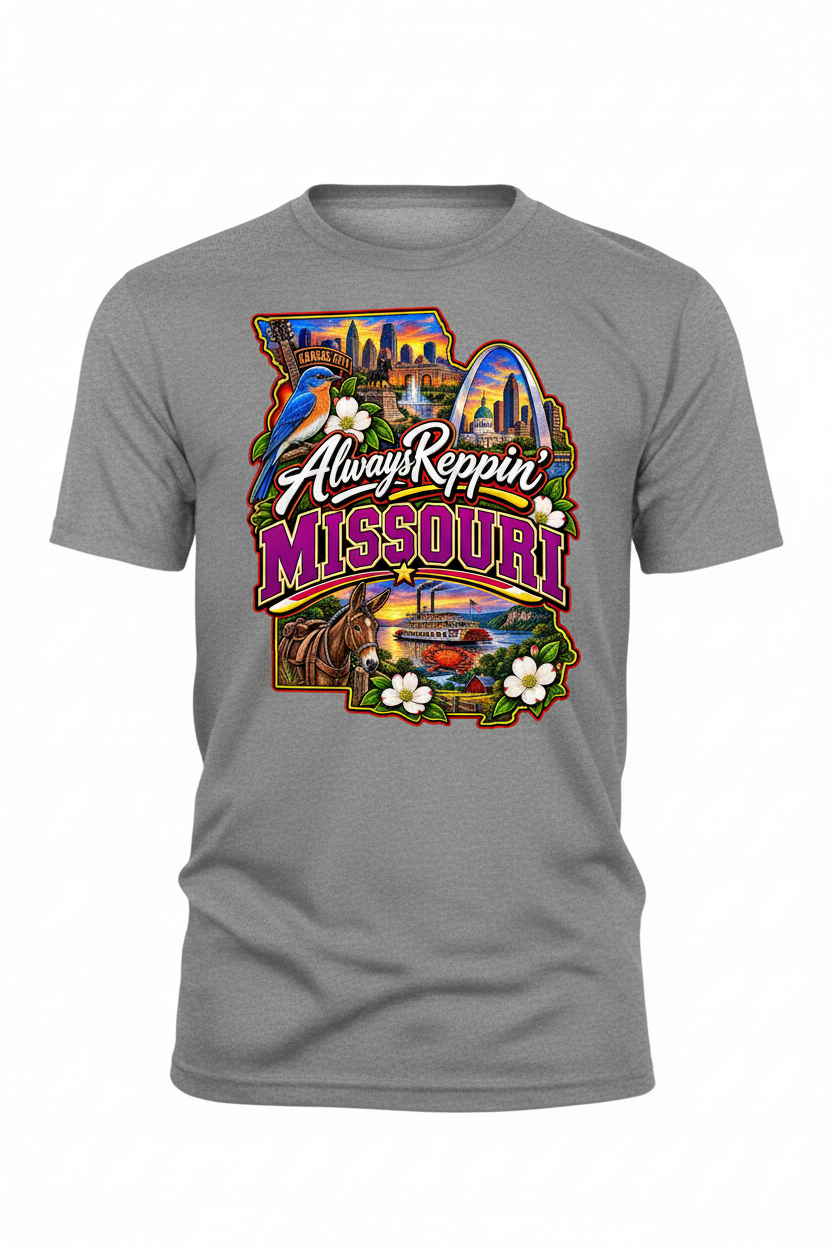 Always Reppin Maryland T-Shirt - Grey
