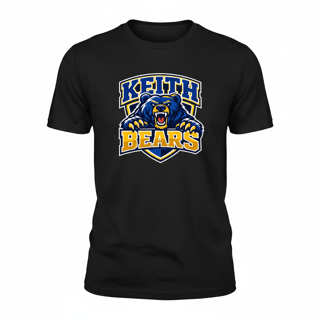 Keith Bears Custom Print T-Shirt