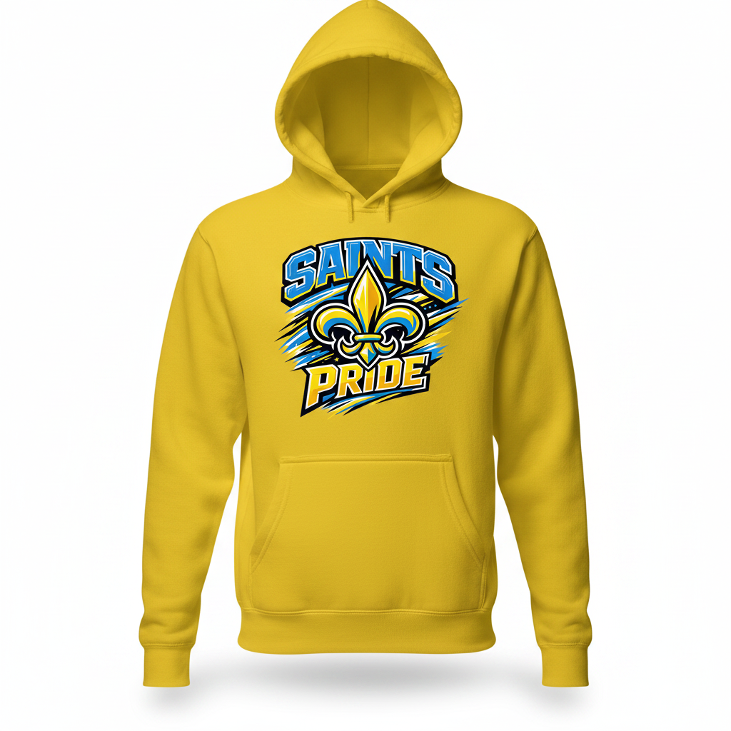 Saints Pride Hoodie - Yellow