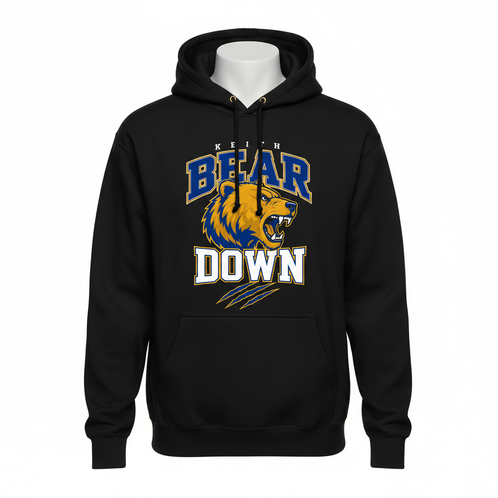 Bear Down Hoodie - Black