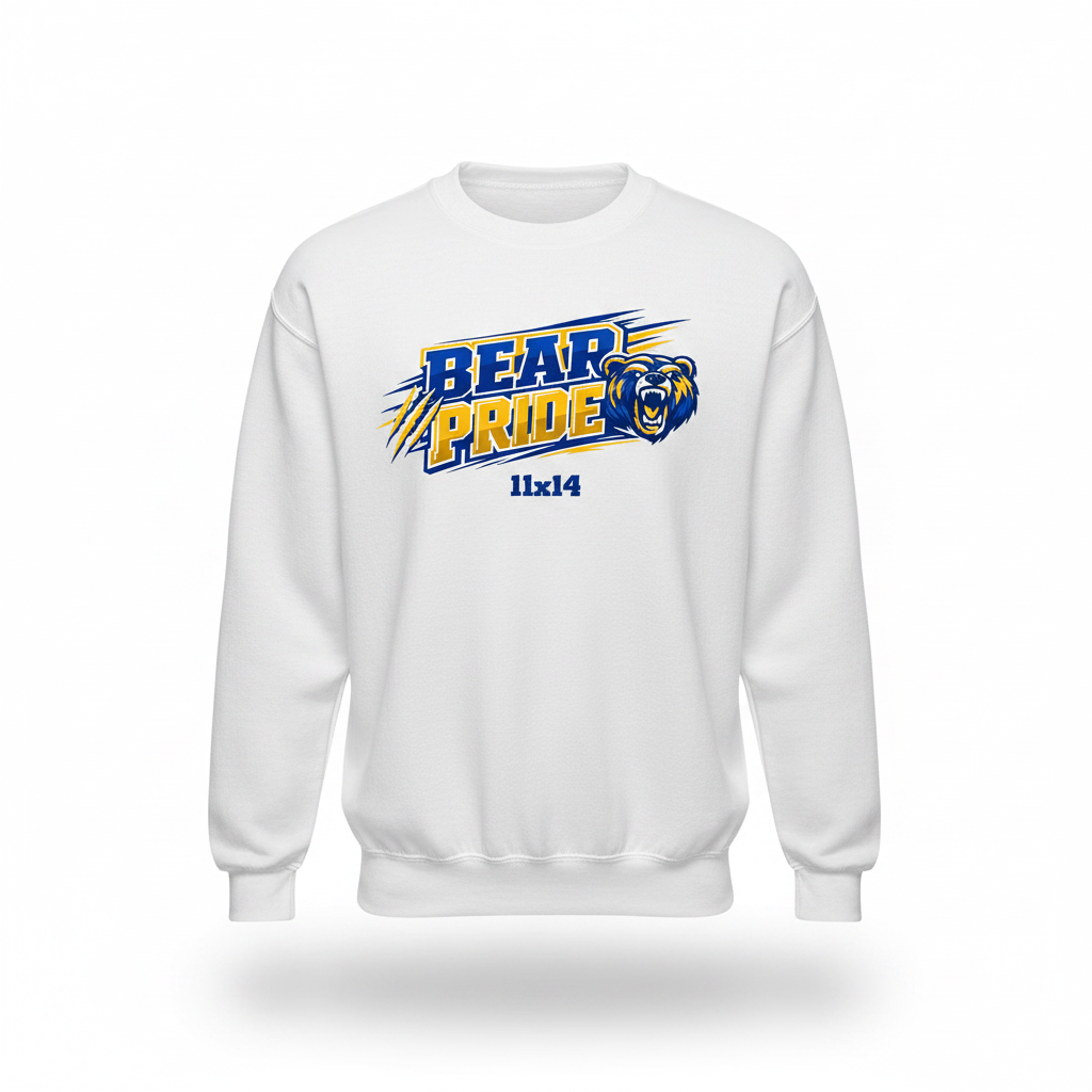Bear Pride Crewneck - White
