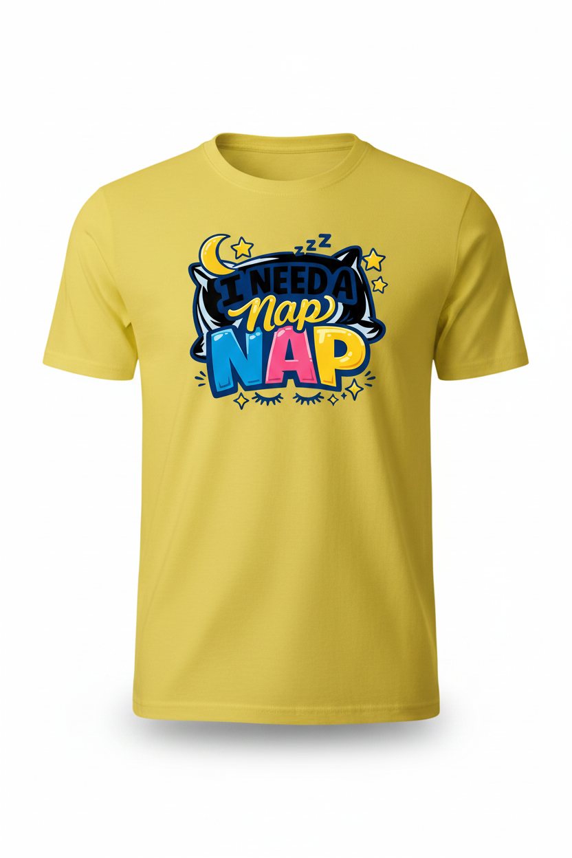 Yellow - I Need A Nap Nap T-Shirt