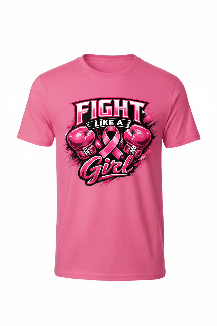 Pink - Fight Like A Girl T-Shirt