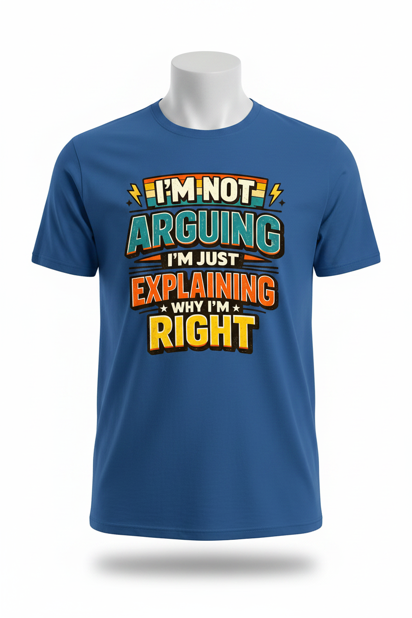Blue - I'm Not Arguing T-Shirt