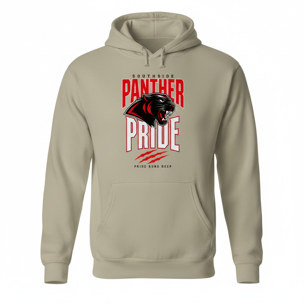 Southside Panther Pride Hoodie - Tan