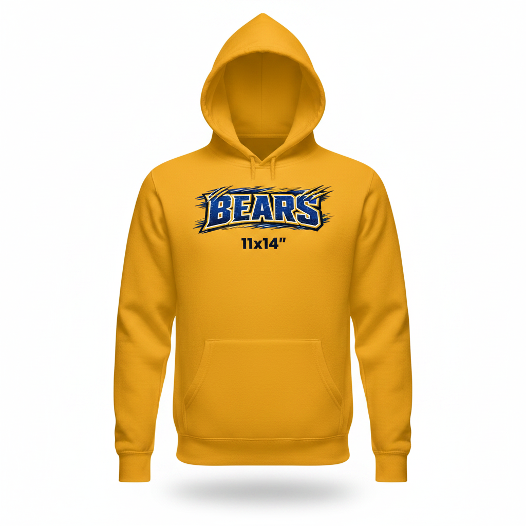 Bears Hoodie - Gold