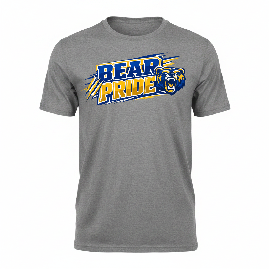 Bear Pride T-Shirt - Gray