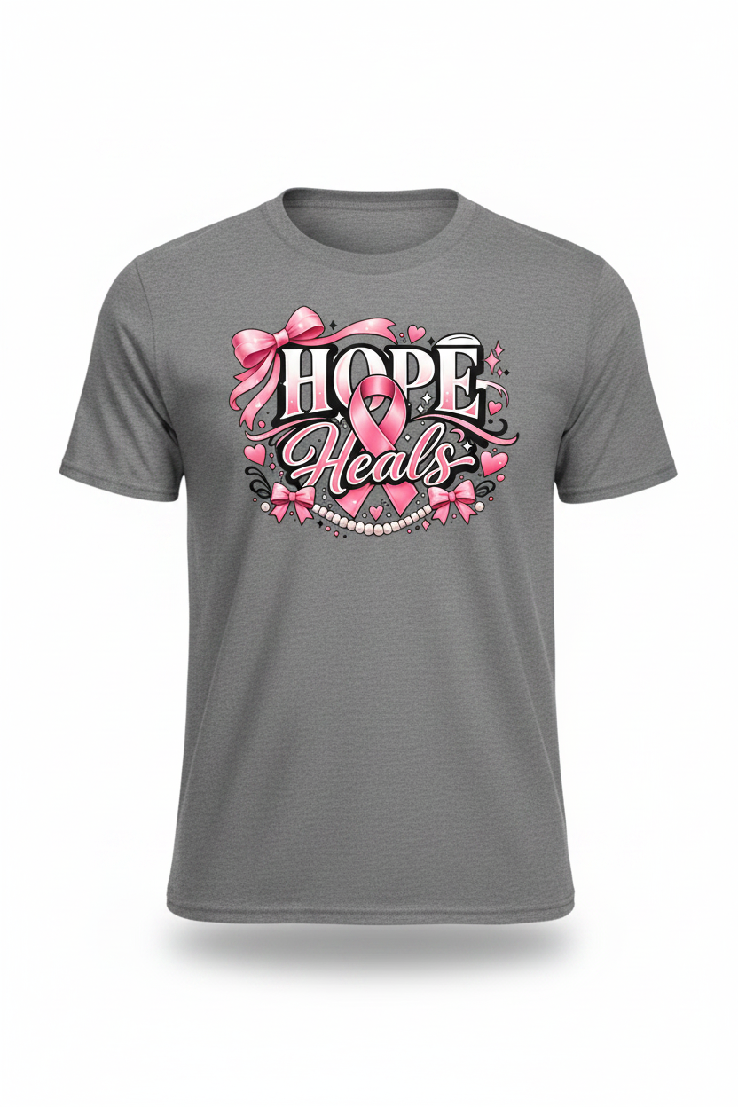 Gray - Hope Heals T-Shirt