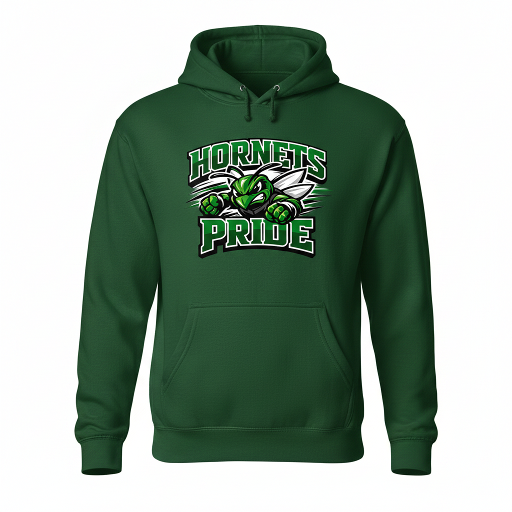 Hornets Pride Hoodie - Green