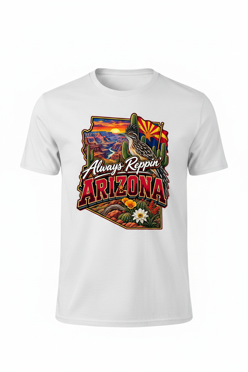 Always Reppin Arizona T-Shirt - White
