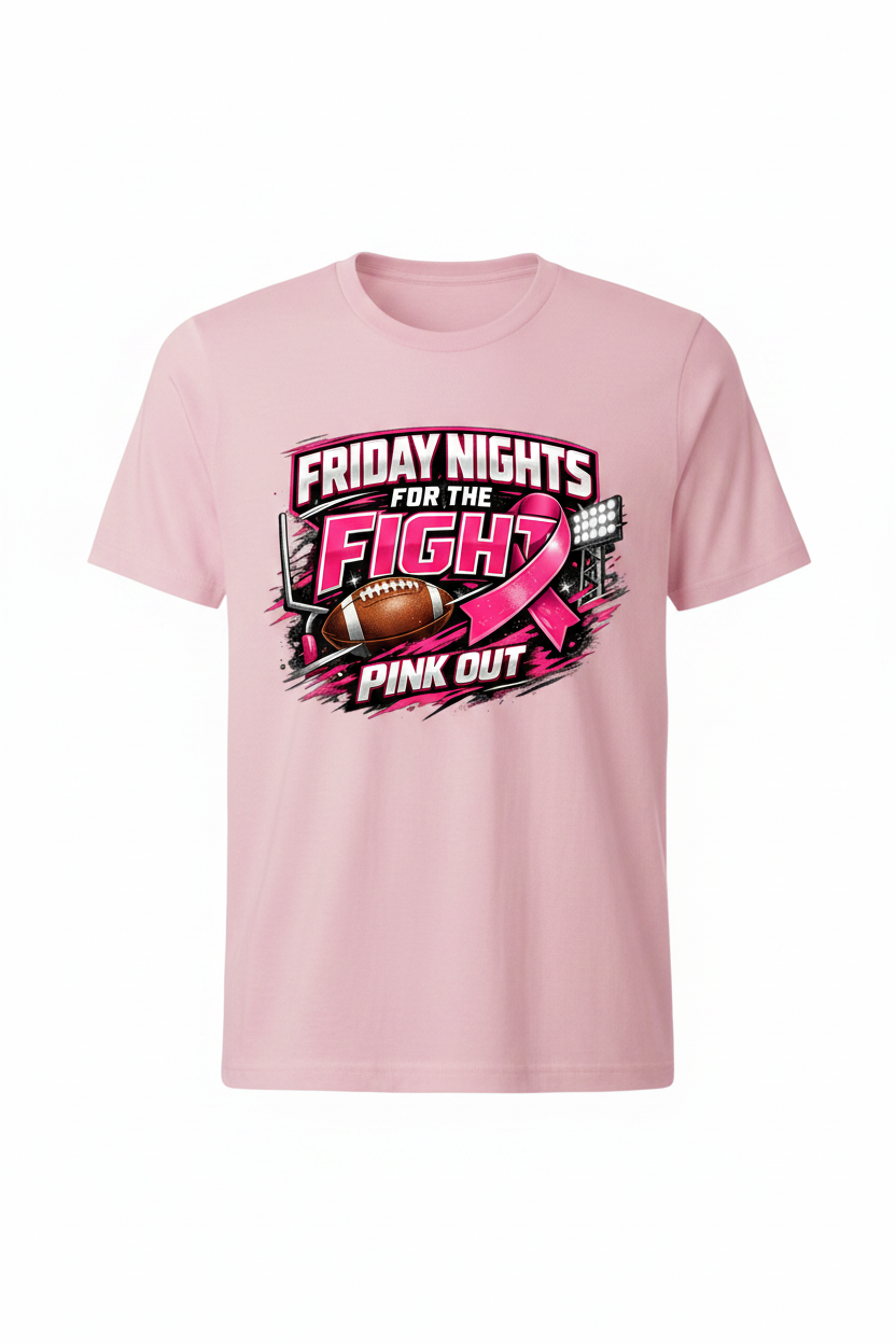 Light Pink - Friday Nights For The Fight T-Shirt