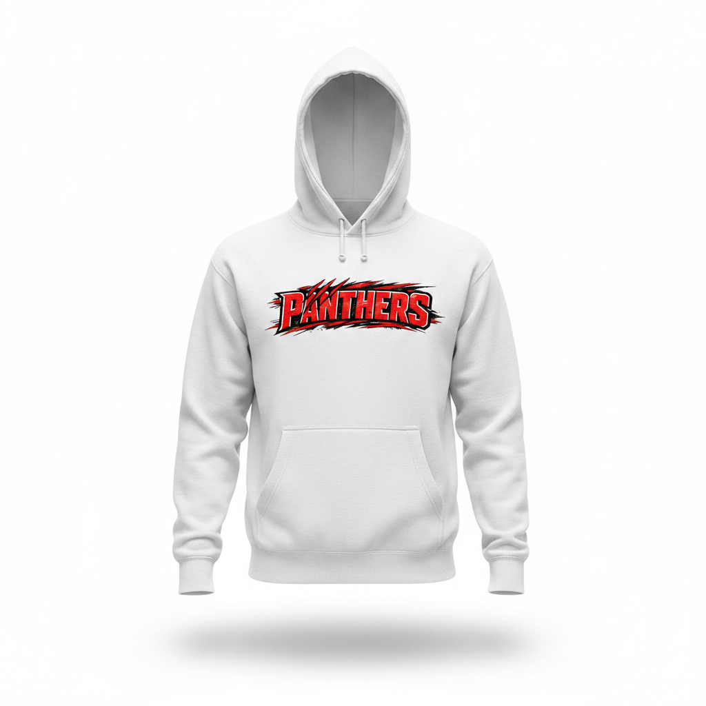 Panthers Hoodie - White