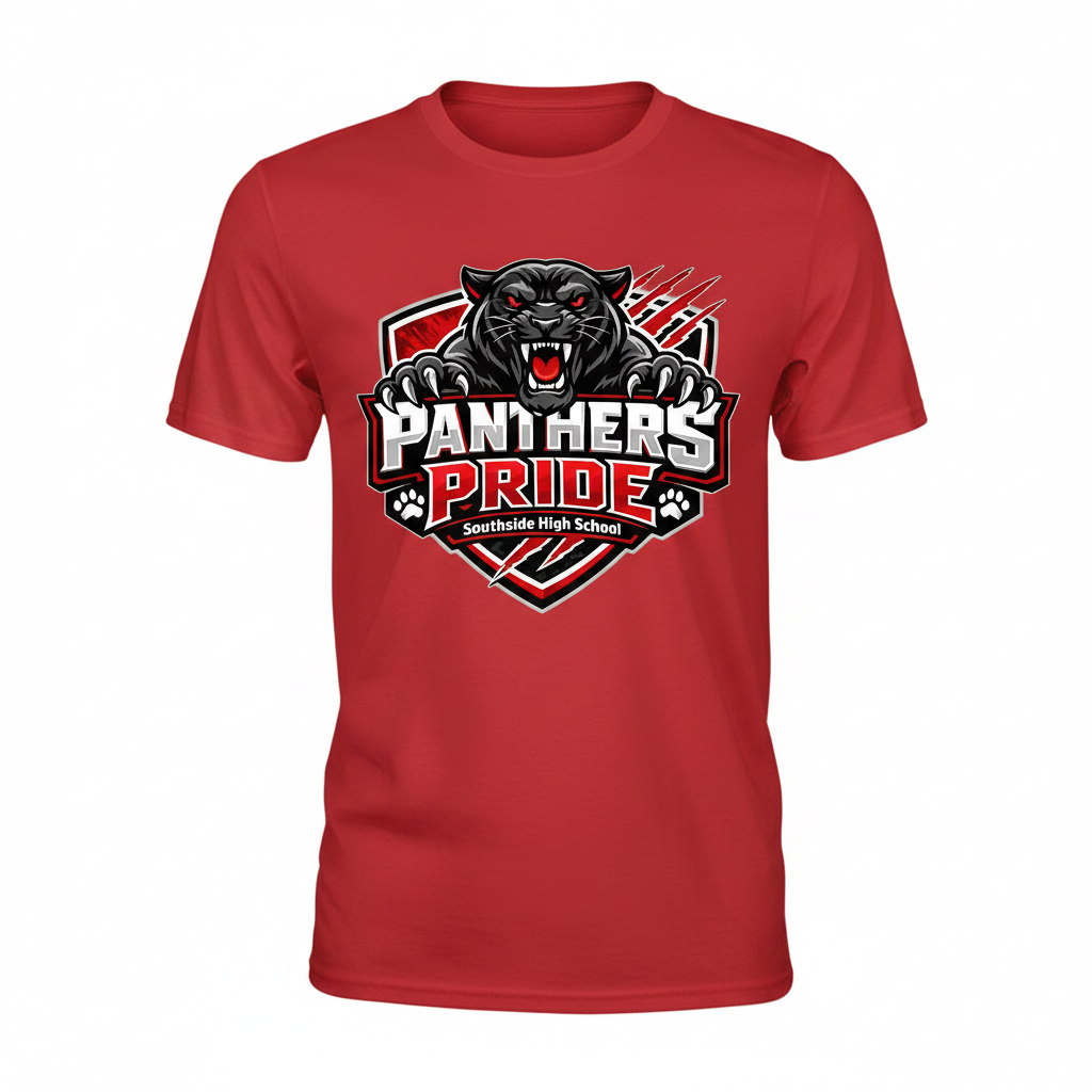 Panthers Pride T-Shirt - Red