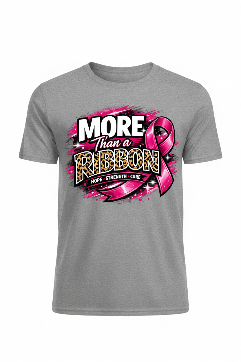 Gray - More Than A Ribbon T-Shirt